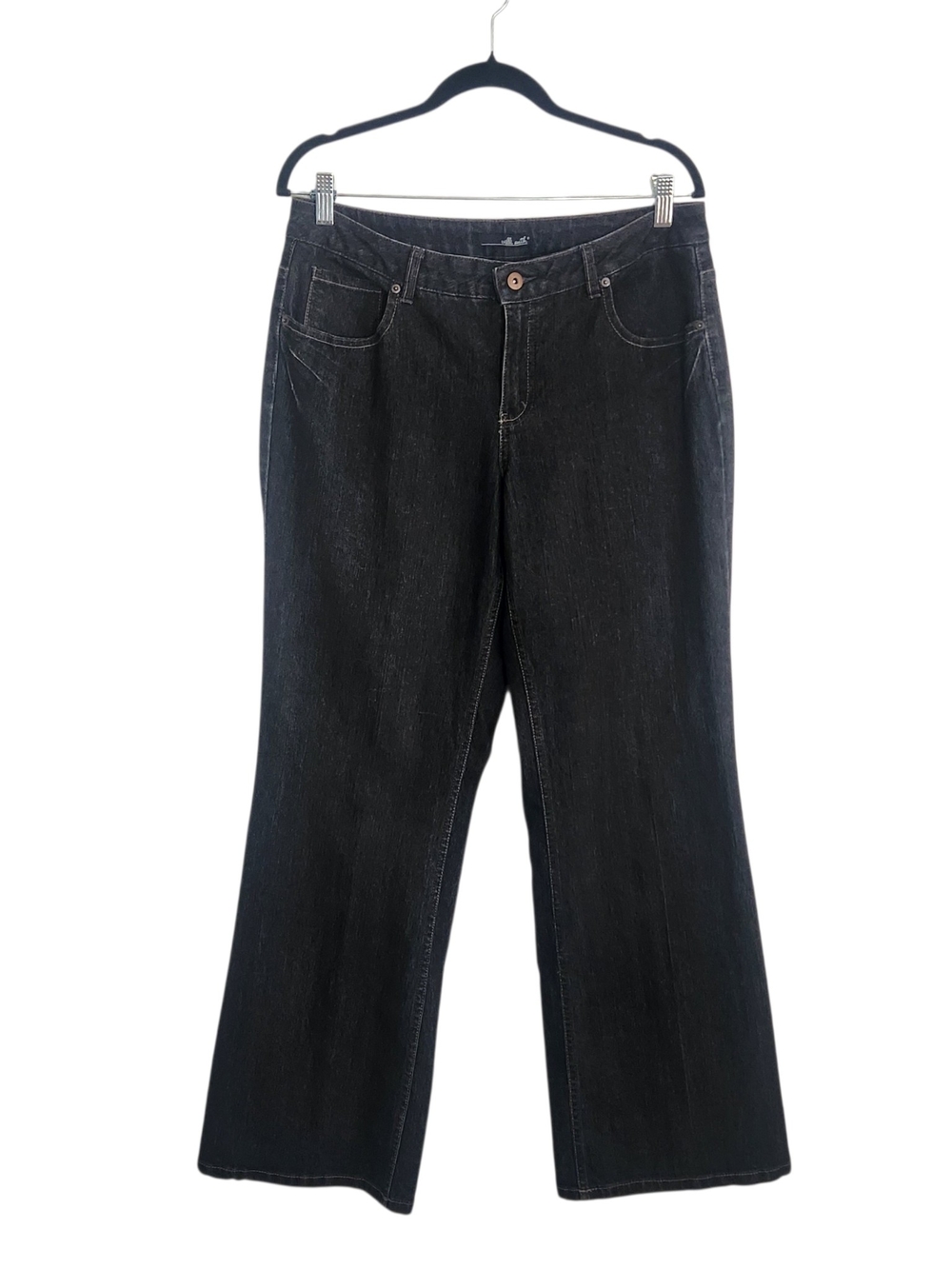 Willi Smith Black Wide Leg Jeans Size 10